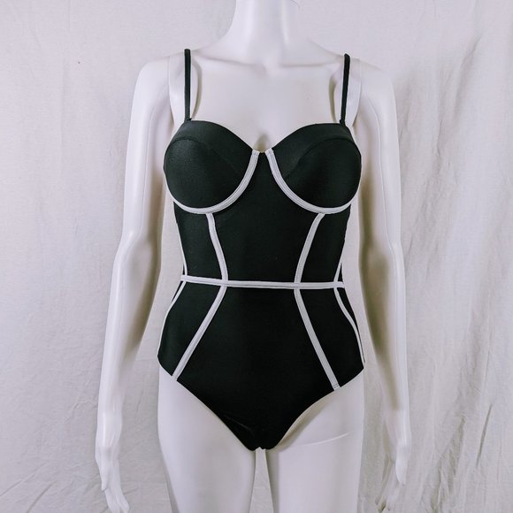 Cider Other - Cider Black & White Vintage Inspired Swimsuit Size S